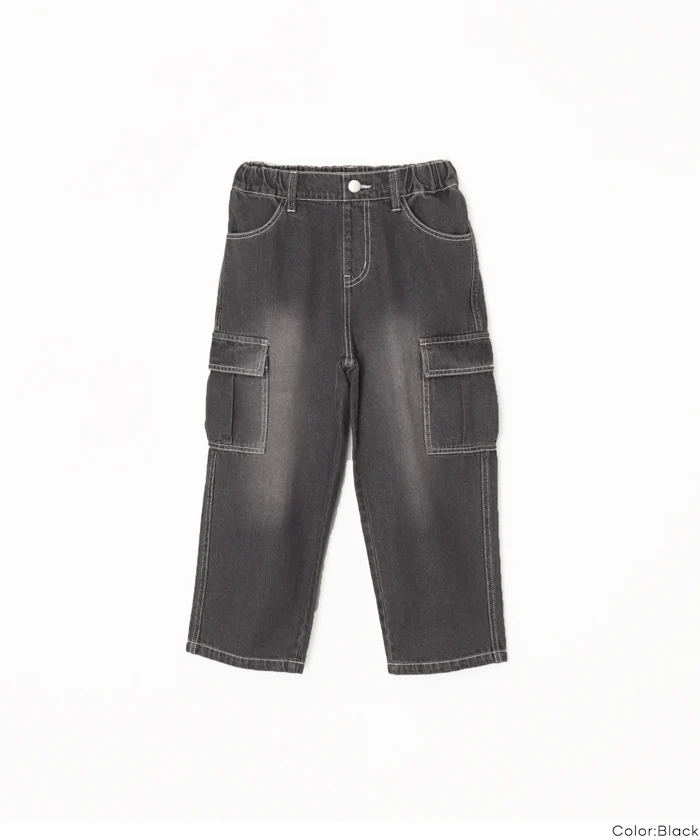 セール★2290円→1690円 デニムカーゴパンツ キッズ メール便不可 - Image 16