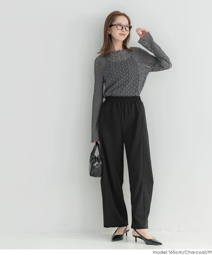 ストレッチレーストップス レディース メール便不可 - Image 10