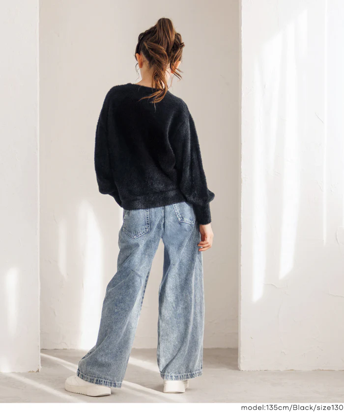 ラメロゴニットトップス キッズ メール便不可 - Image 4