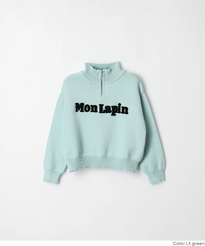 ハーフジップニットトップス キッズ メール便不可 - Image 14