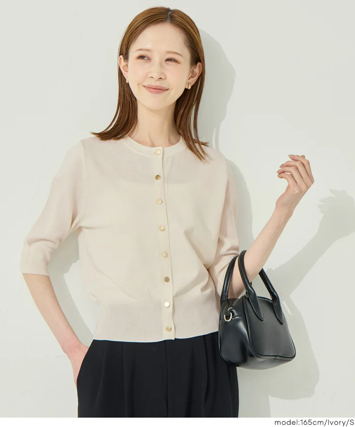 UVカット半袖カーディガン レディース メール便不可 - Image 6