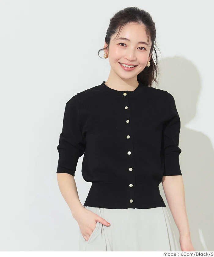 UVカット半袖カーディガン レディース メール便不可 - Image 9