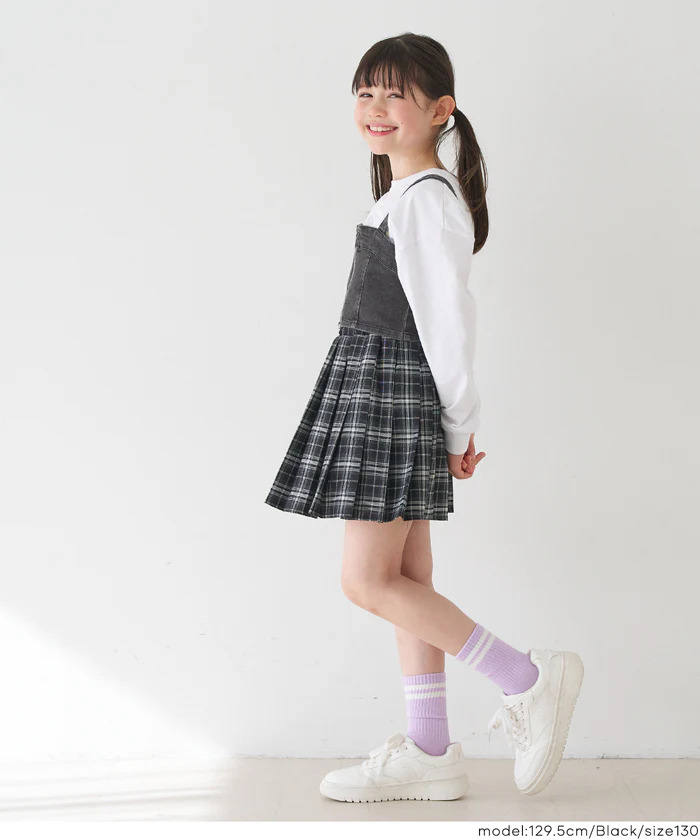 デニムジップビスチェ キッズ メール便不可 - Image 11