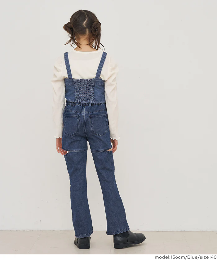 デニムジップビスチェ キッズ メール便不可 - Image 4