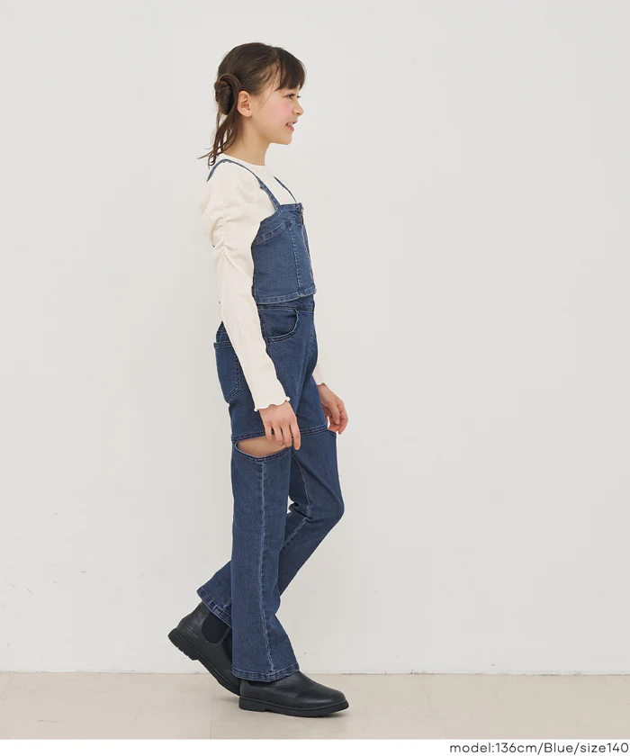デニムジップビスチェ キッズ メール便不可 - Image 6