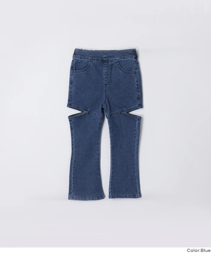 セール★1990円→1690円 デニムカットアウトパンツ キッズ メール便不可 - Image 15
