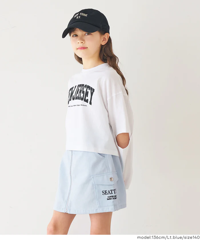 フロントジップスカート キッズ メール便不可 - Image 10