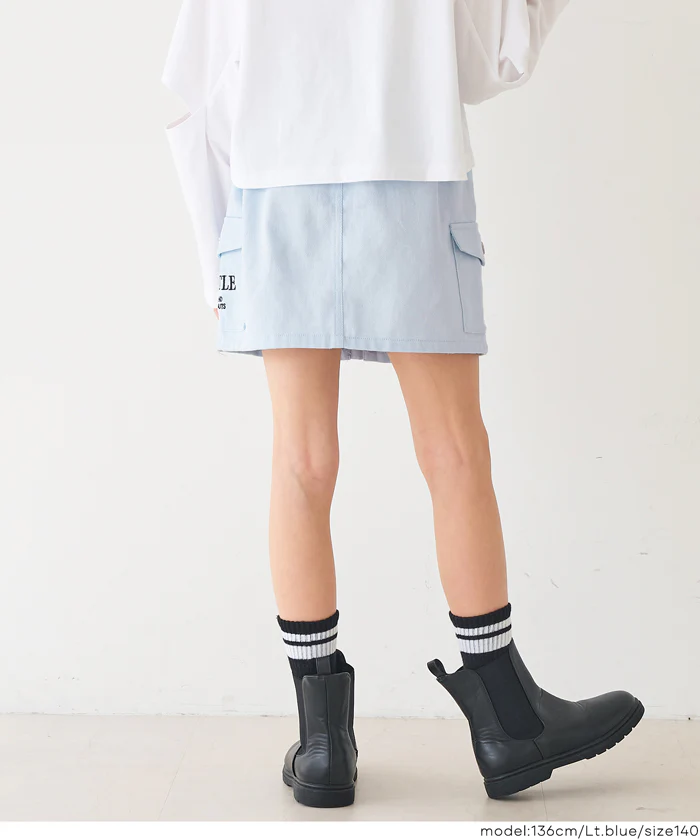 フロントジップスカート キッズ メール便不可 - Image 11