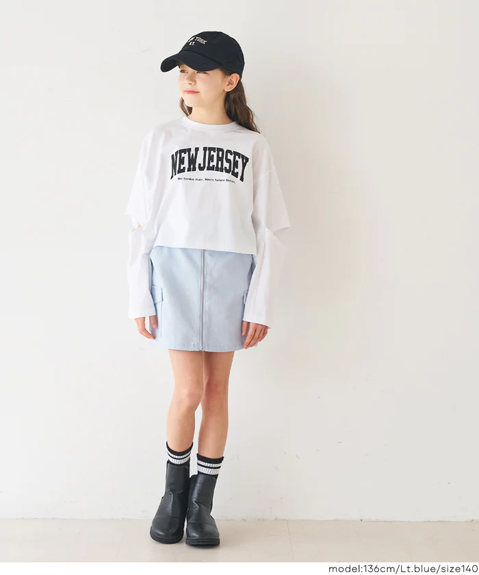 フロントジップスカート キッズ メール便不可 - Image 12