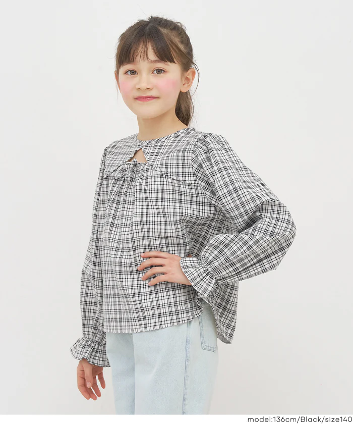 セール★1690円→990円 チェックブラウス キッズ メール便不可 - Image 7