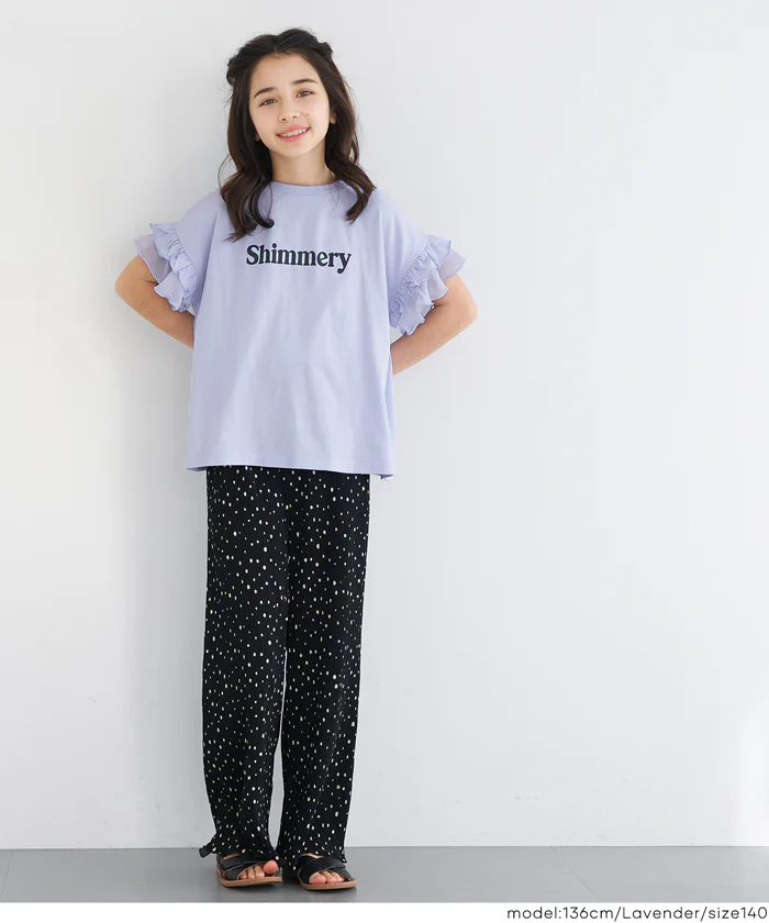 GW限定セール★ 袖フリルレイヤードTシャツ キッズ メール便不可 - Image 6