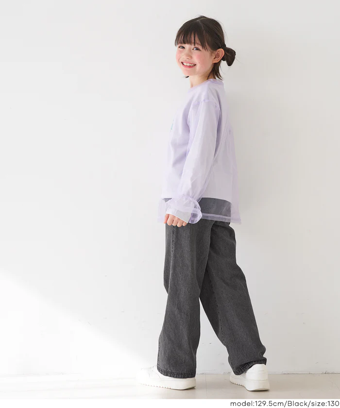 デニムハート刺繍パンツ キッズ メール便不可 - Image 12