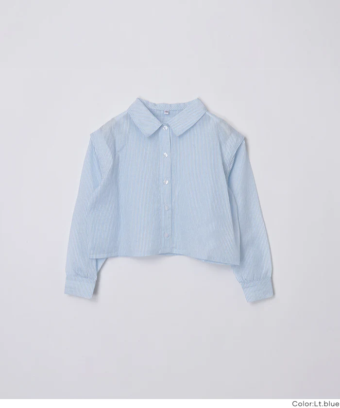 ボタン肩あきシアーシャツ キッズ メール便不可 - Image 16