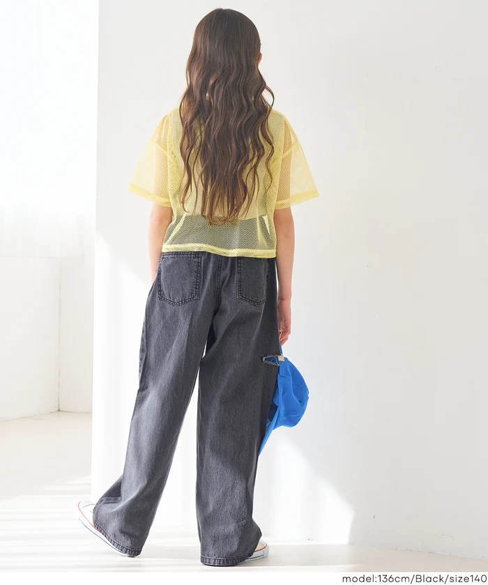 デニムワッペンパンツ キッズ メール便不可 - Image 10