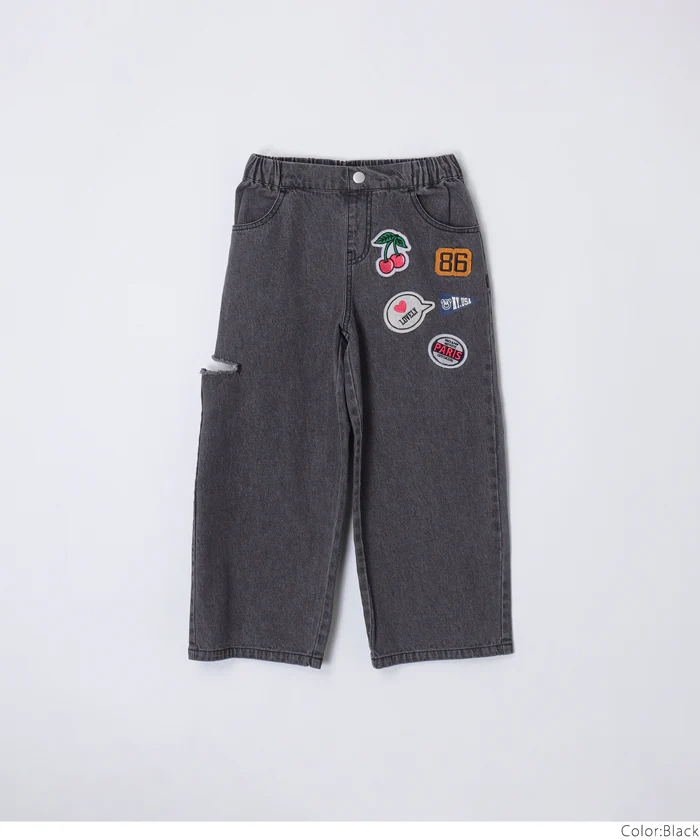 デニムワッペンパンツ キッズ メール便不可 - Image 15