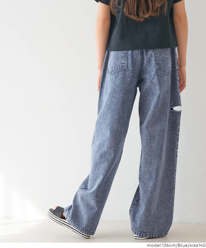 デニムワッペンパンツ キッズ メール便不可 - Image 5