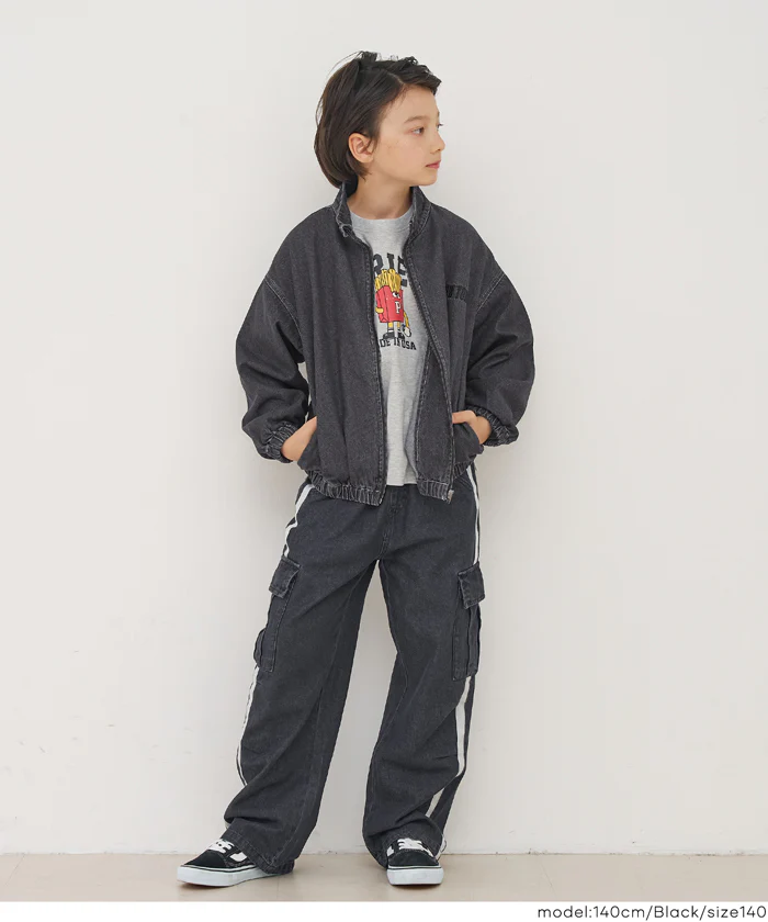 デニムブルゾン キッズ メール便不可 - Image 9