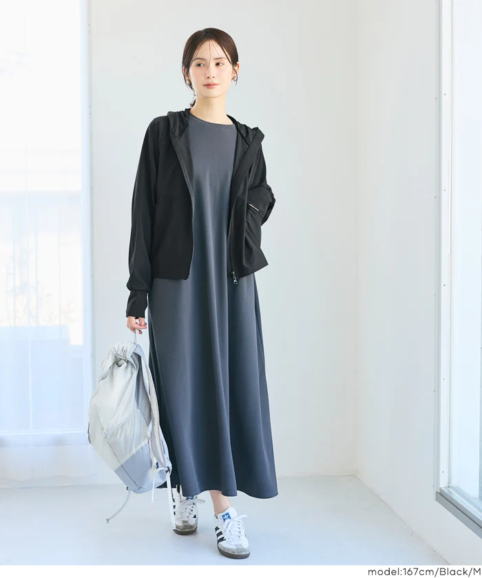 GW限定セール★ UVカットドルマンパーカー レディース メール便不可 - Image 13