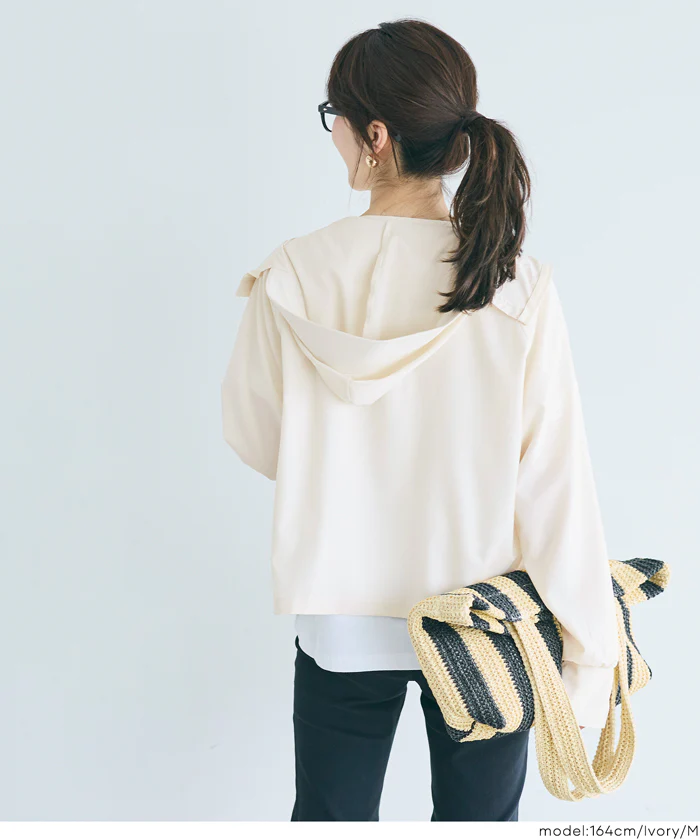 GW限定セール★ UVカットドルマンパーカー レディース メール便不可 - Image 6