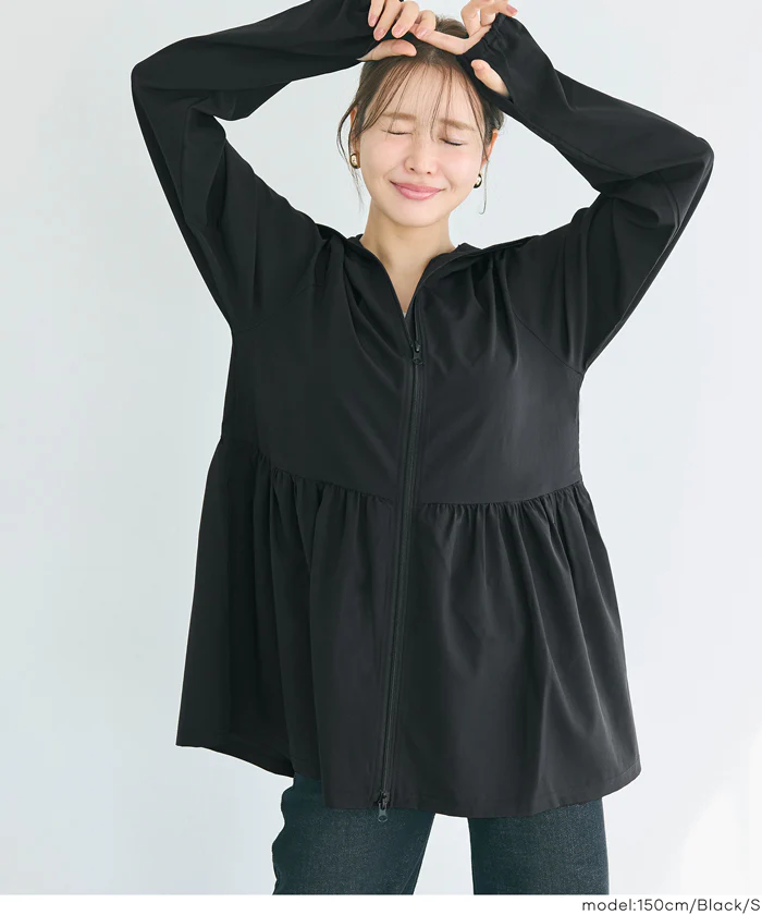 GW限定セール★ UVカットティアードパーカー レディース メール便不可 - Image 16