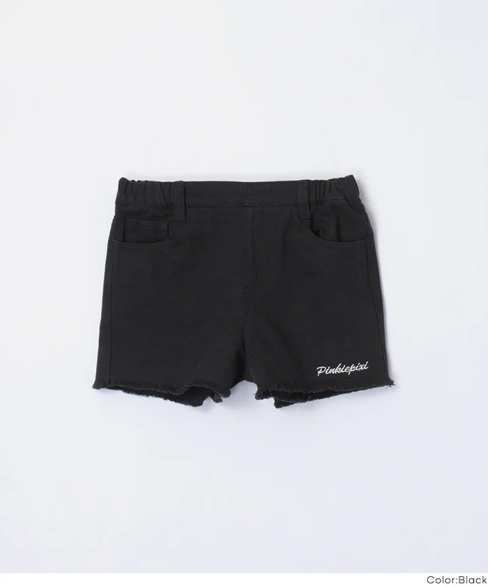 ツイル刺繍ショートパンツ キッズ メール便不可 - Image 15