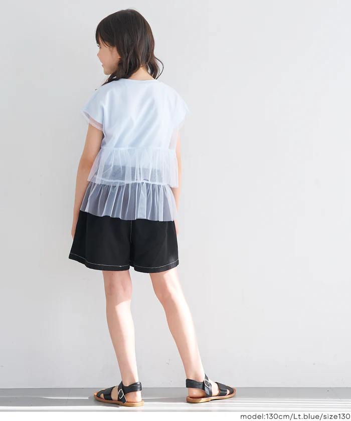 チュールバックフリルトップス キッズ メール便不可 - Image 9