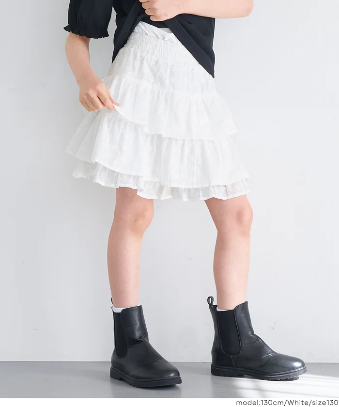 レースフリルスカート キッズ メール便不可 - Image 3