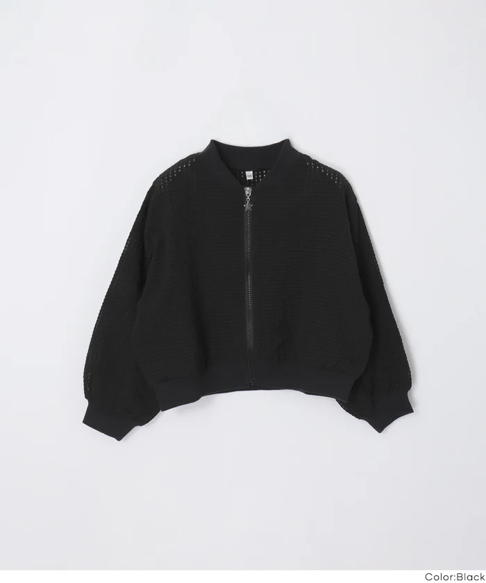 シアーギンガムチェックブルゾン キッズ メール便不可 - Image 16