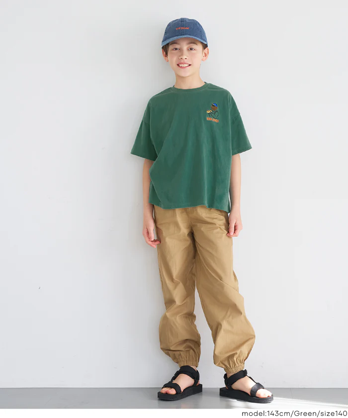 ワンポイント刺繍Tシャツ キッズ メール便不可 - Image 7