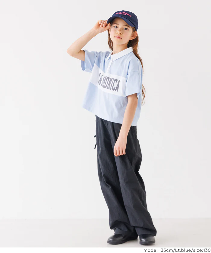 配色ポロカラートップス キッズ メール便不可 - Image 10