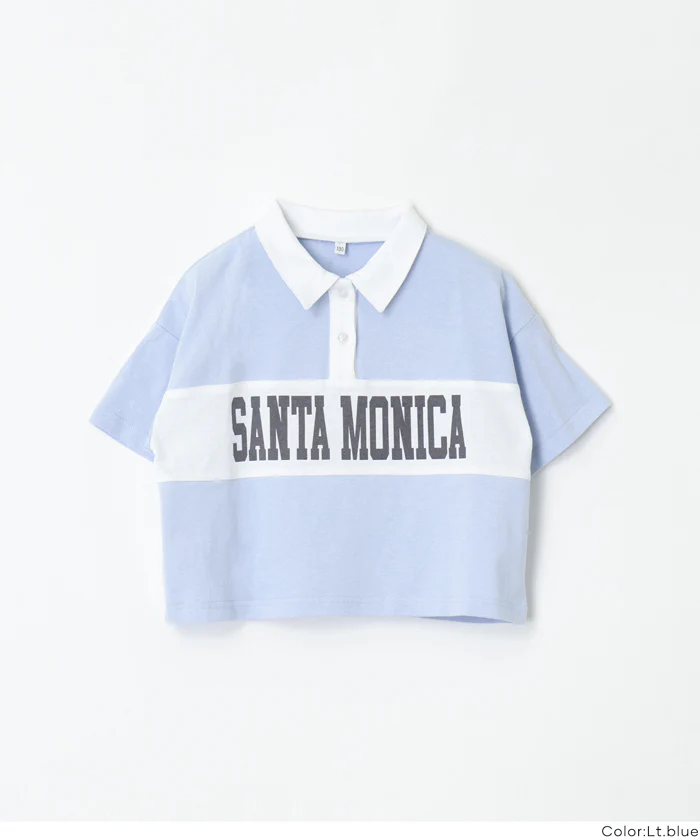 配色ポロカラートップス キッズ メール便不可 - Image 15