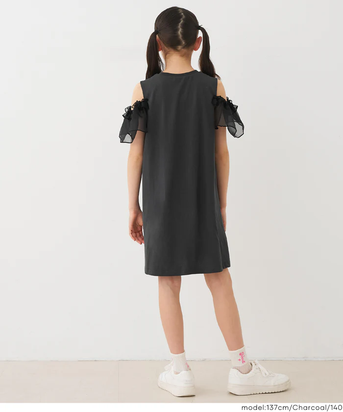 袖シアーワンピース キッズ メール便不可 - Image 4