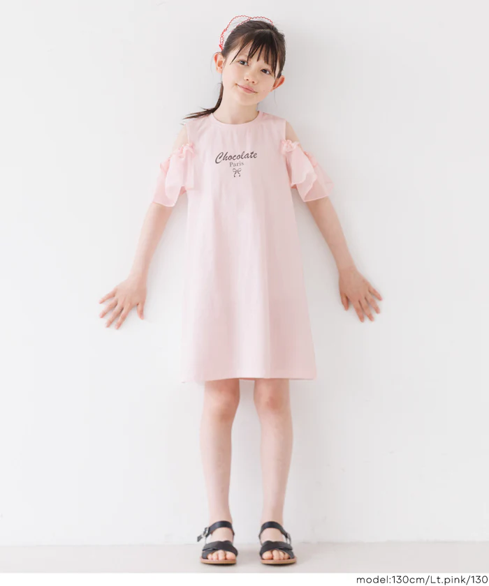 袖シアーワンピース キッズ メール便不可 - Image 7