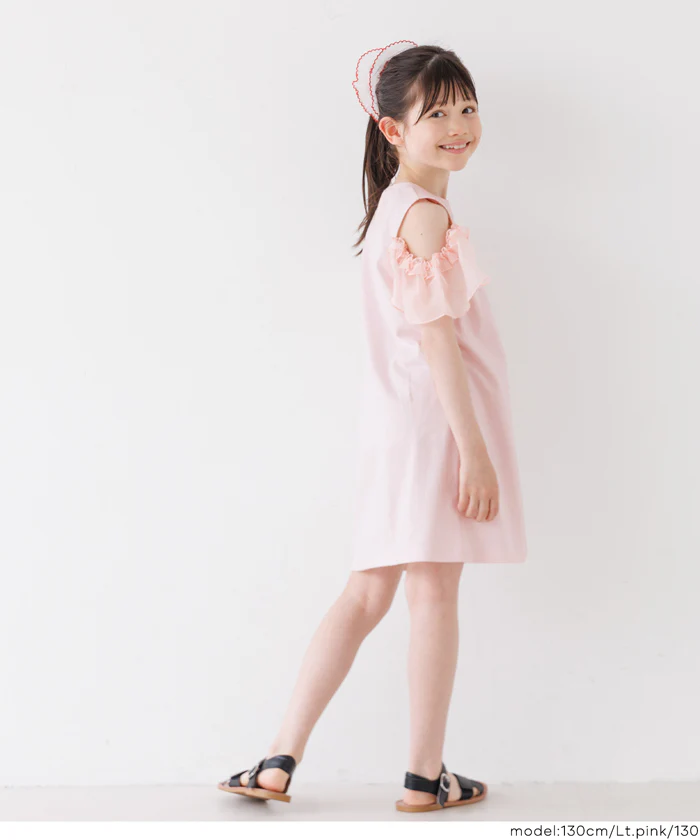 袖シアーワンピース キッズ メール便不可 - Image 8