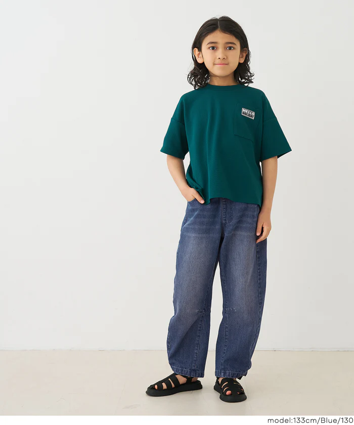 デニムバレルレッグパンツ キッズ メール便不可 - Image 10