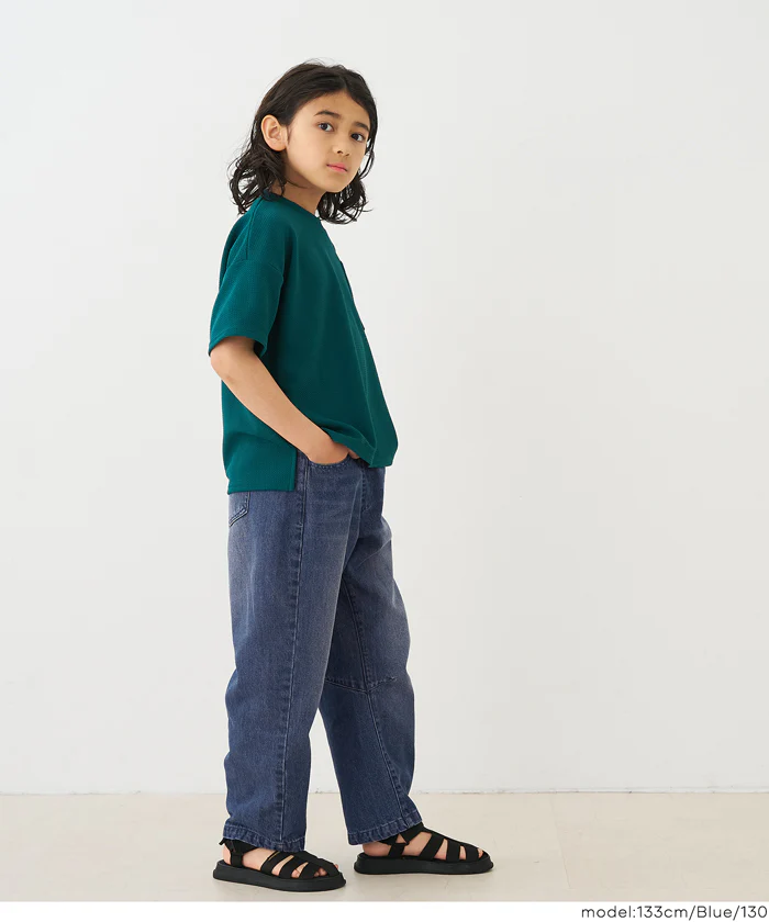 デニムバレルレッグパンツ キッズ メール便不可 - Image 11