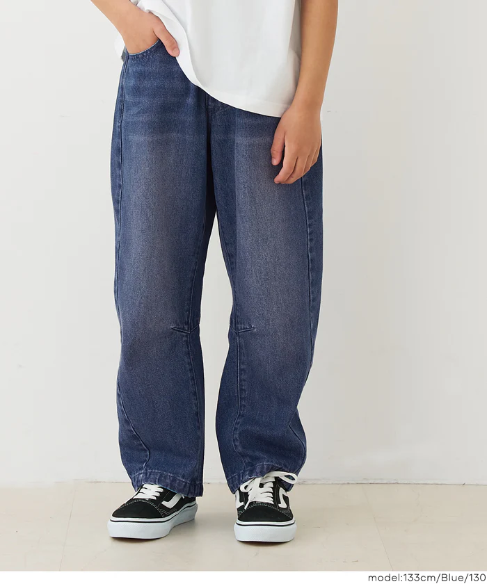 デニムバレルレッグパンツ キッズ メール便不可 - Image 12