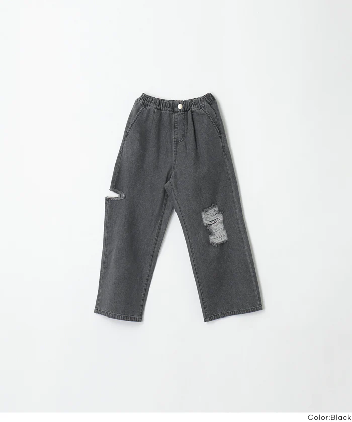 サイドカットダメージパンツ キッズ メール便不可 - Image 16