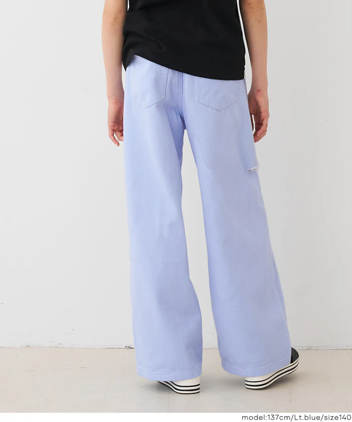 サイドカットダメージパンツ キッズ メール便不可 - Image 7