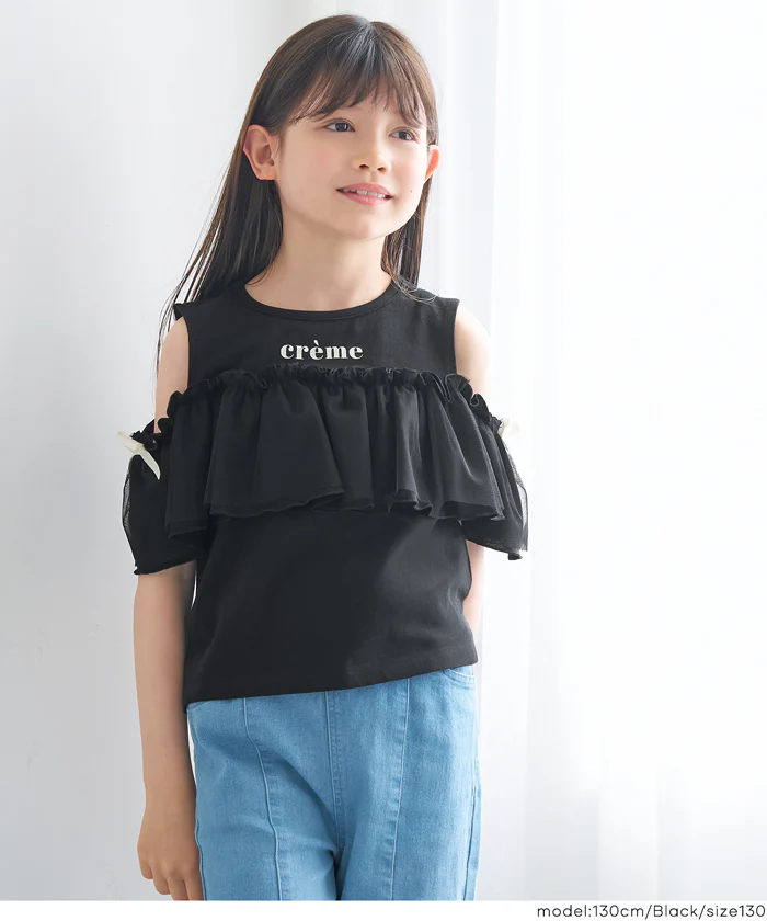 チュールフリルトップス キッズ メール便不可 - Image 7