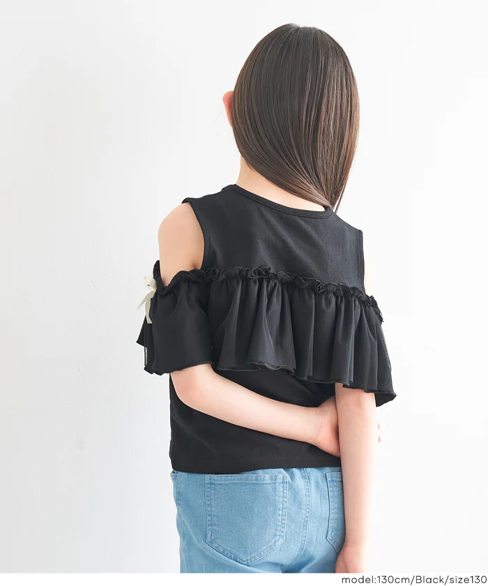 チュールフリルトップス キッズ メール便不可 - Image 9