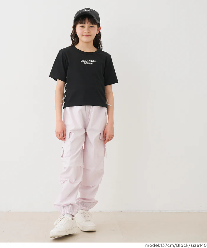 サイドレースアップトップス キッズ メール便可 mrb - Image 2