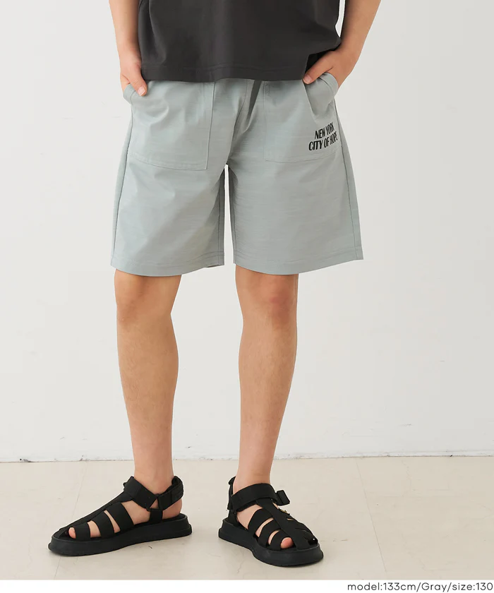 接触冷感ハーフパンツ キッズ メール便不可 - Image 4