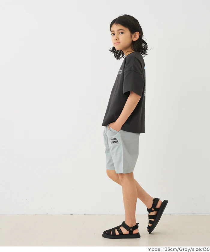 接触冷感ハーフパンツ キッズ メール便不可 - Image 5