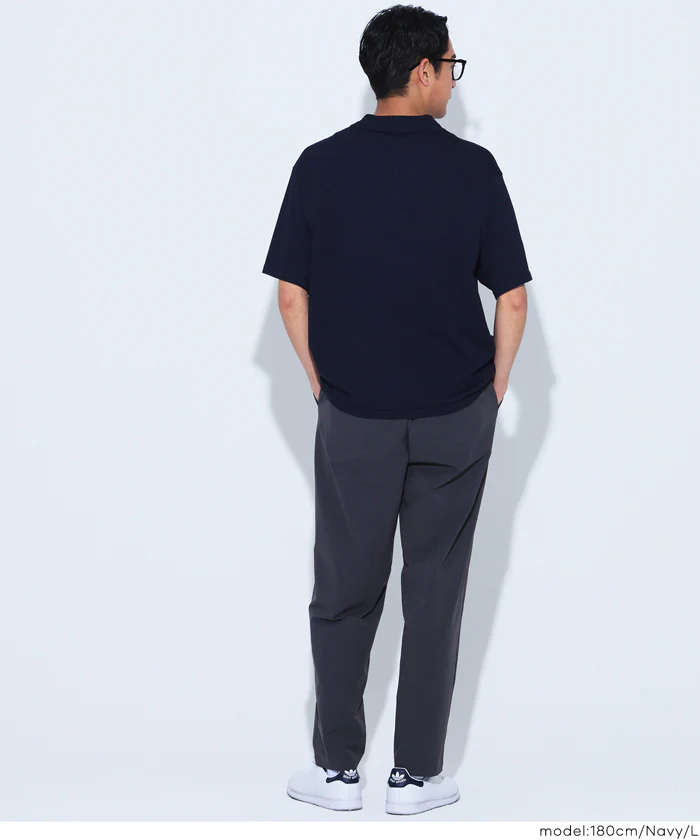 半袖ニットポロ メンズ メール便不可 - Image 4