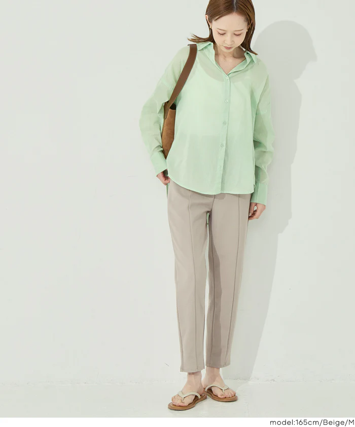 エンボスセンターシームレギンスパンツ レディース メール便不可 - Image 11