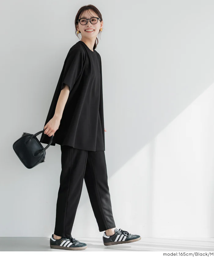 エンボスセンターシームレギンスパンツ レディース メール便不可 - Image 5