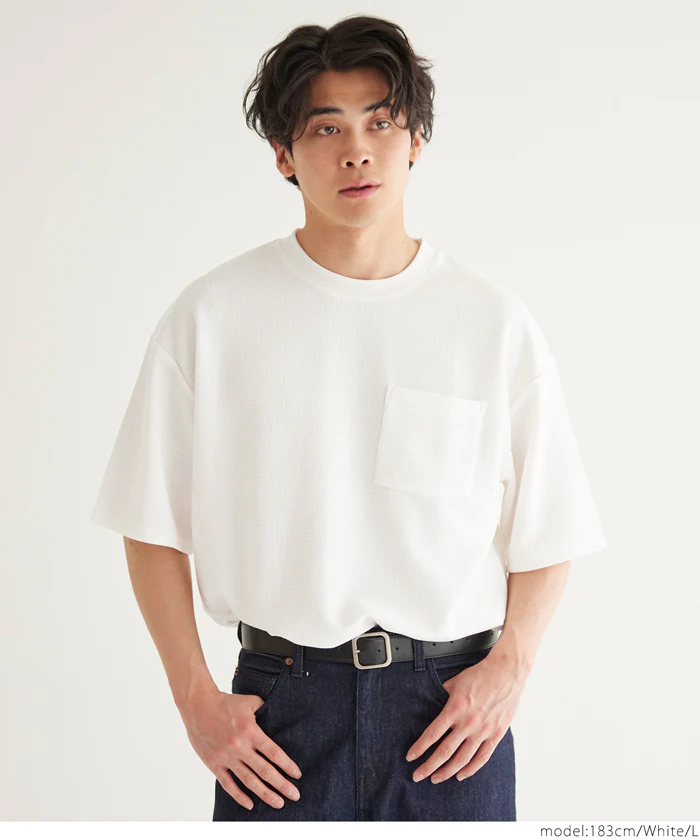 WEB限定セール★1490円→790円 エンボスポケットTee メンズ メール便不可 - Image 13