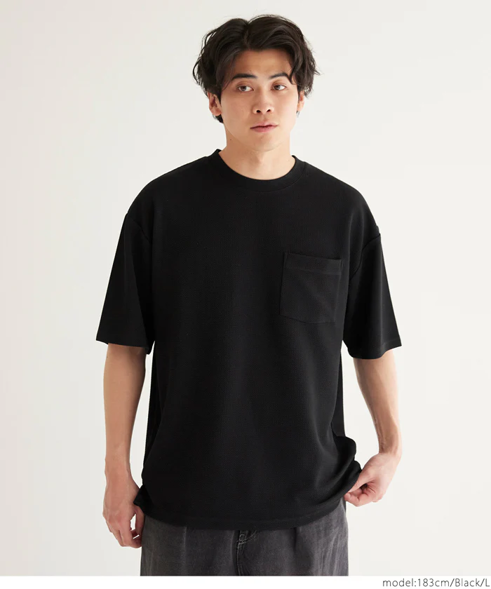 WEB限定セール★1490円→790円 エンボスポケットTee メンズ メール便不可 - Image 5
