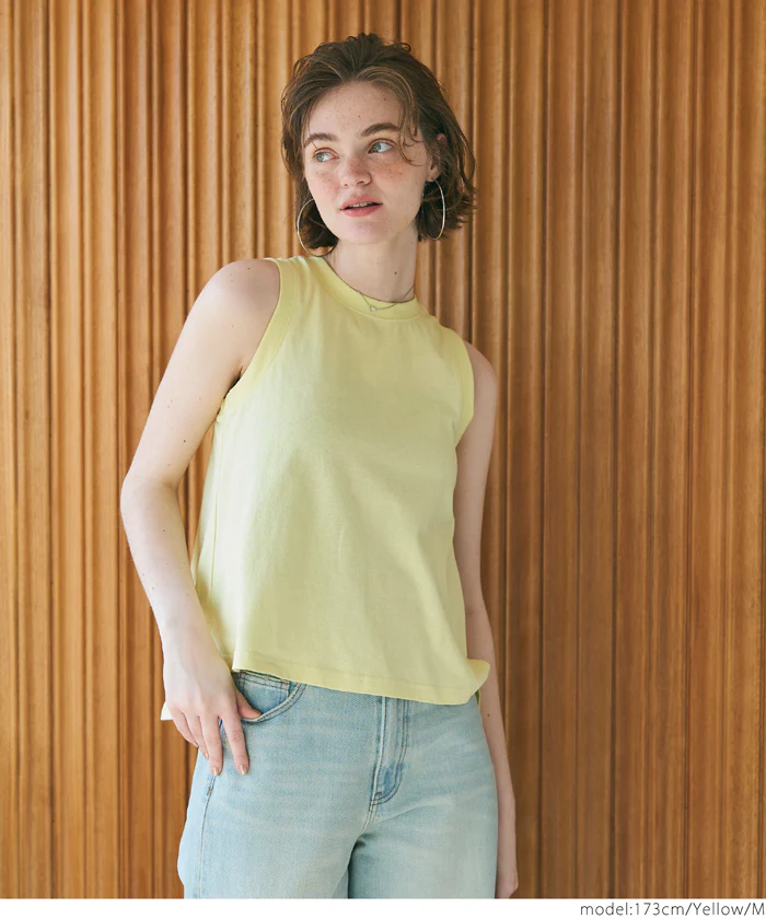 Aラインスリットタンク レディース メール便可 - Image 18